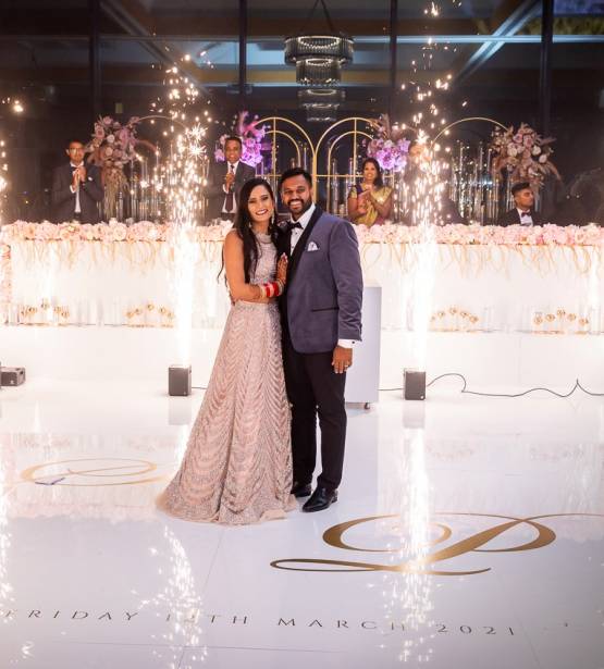 White Glossy Dance Floor