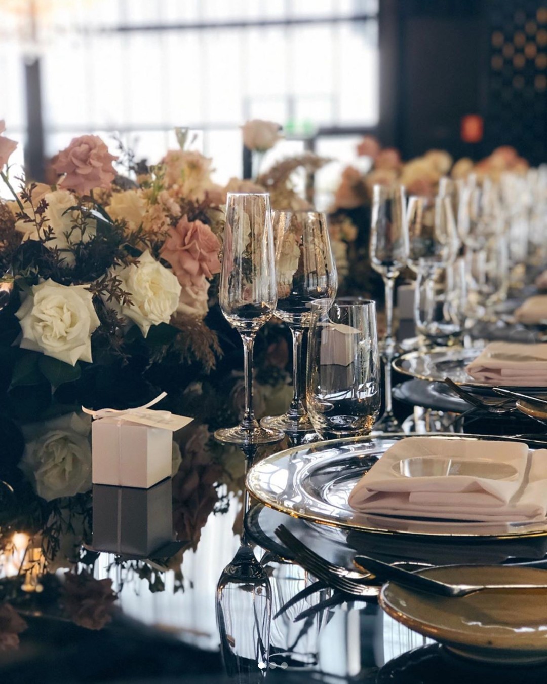 Black Glossy Bridal Table 4