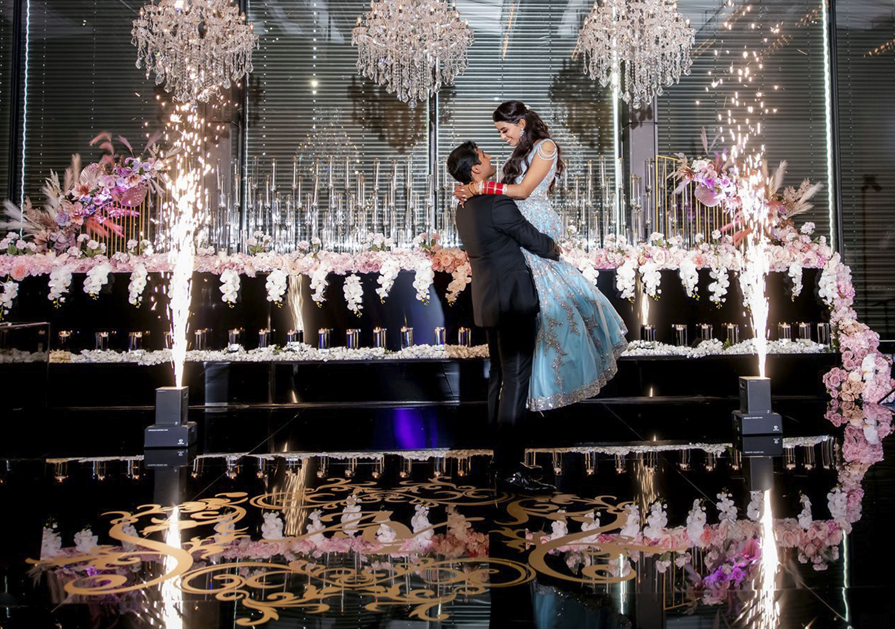 Black Glossy Bridal Table - Image 8