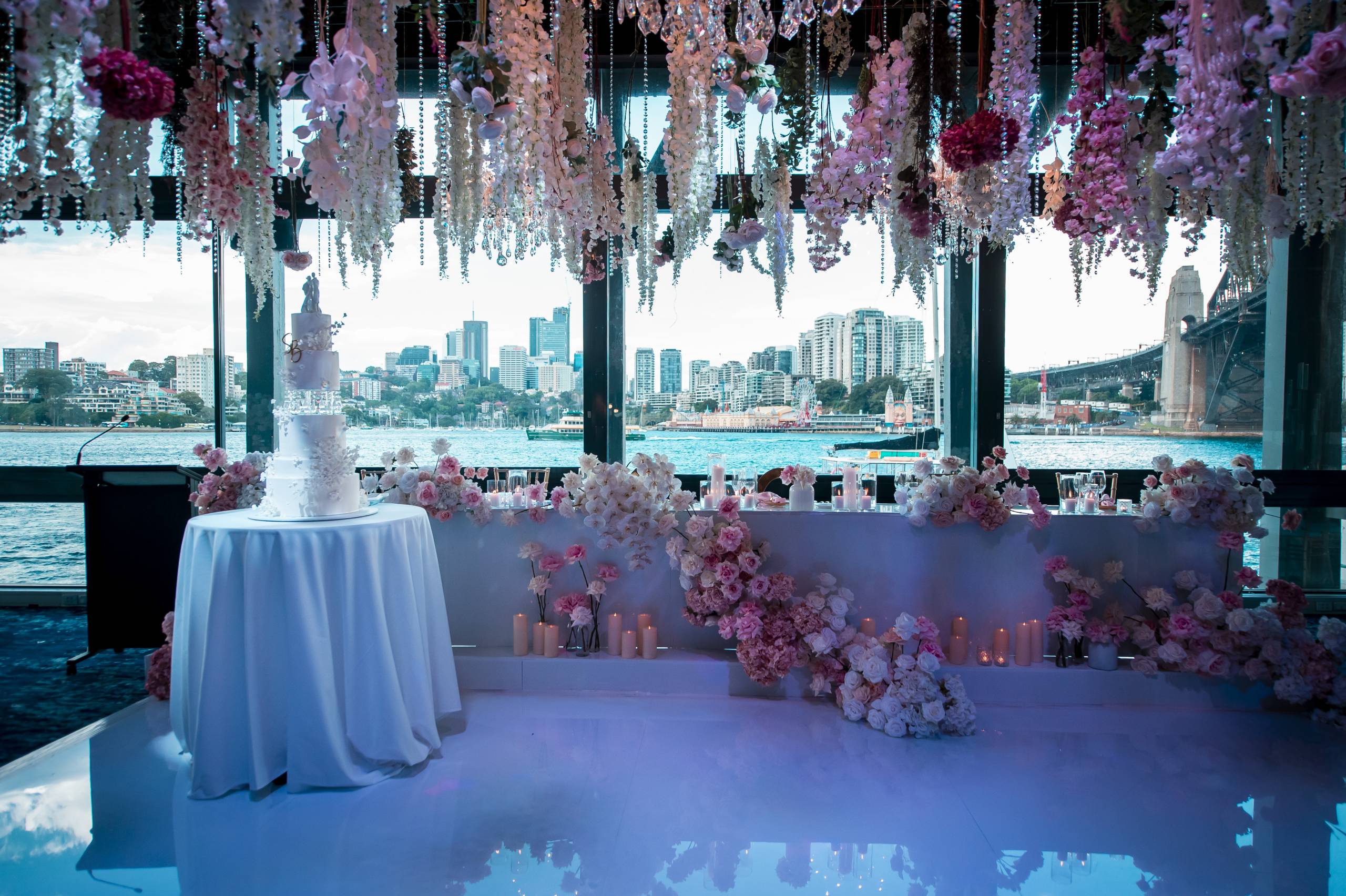 White Glossy Bridal Table - Image 11