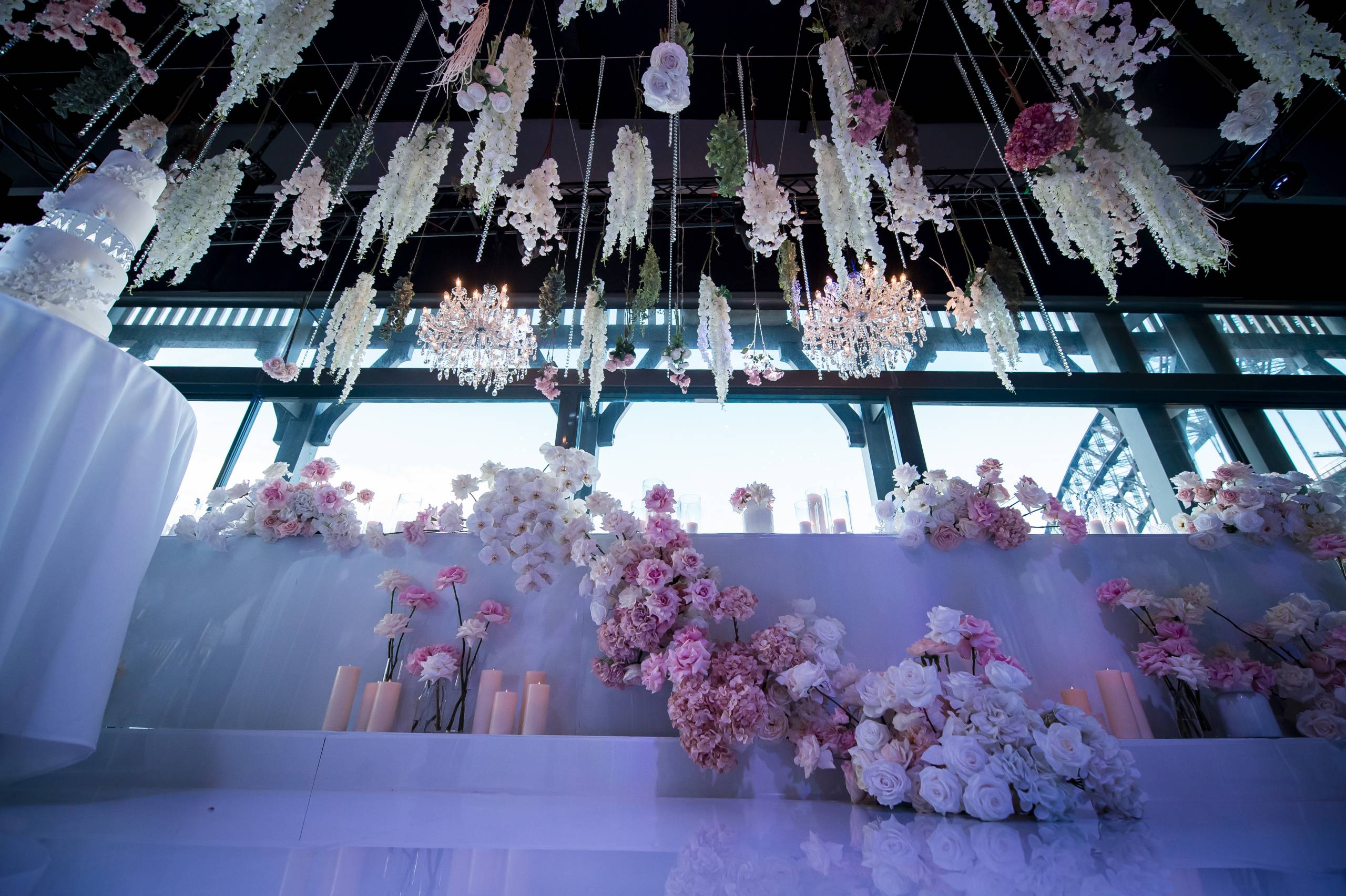 White Glossy Bridal Table 4