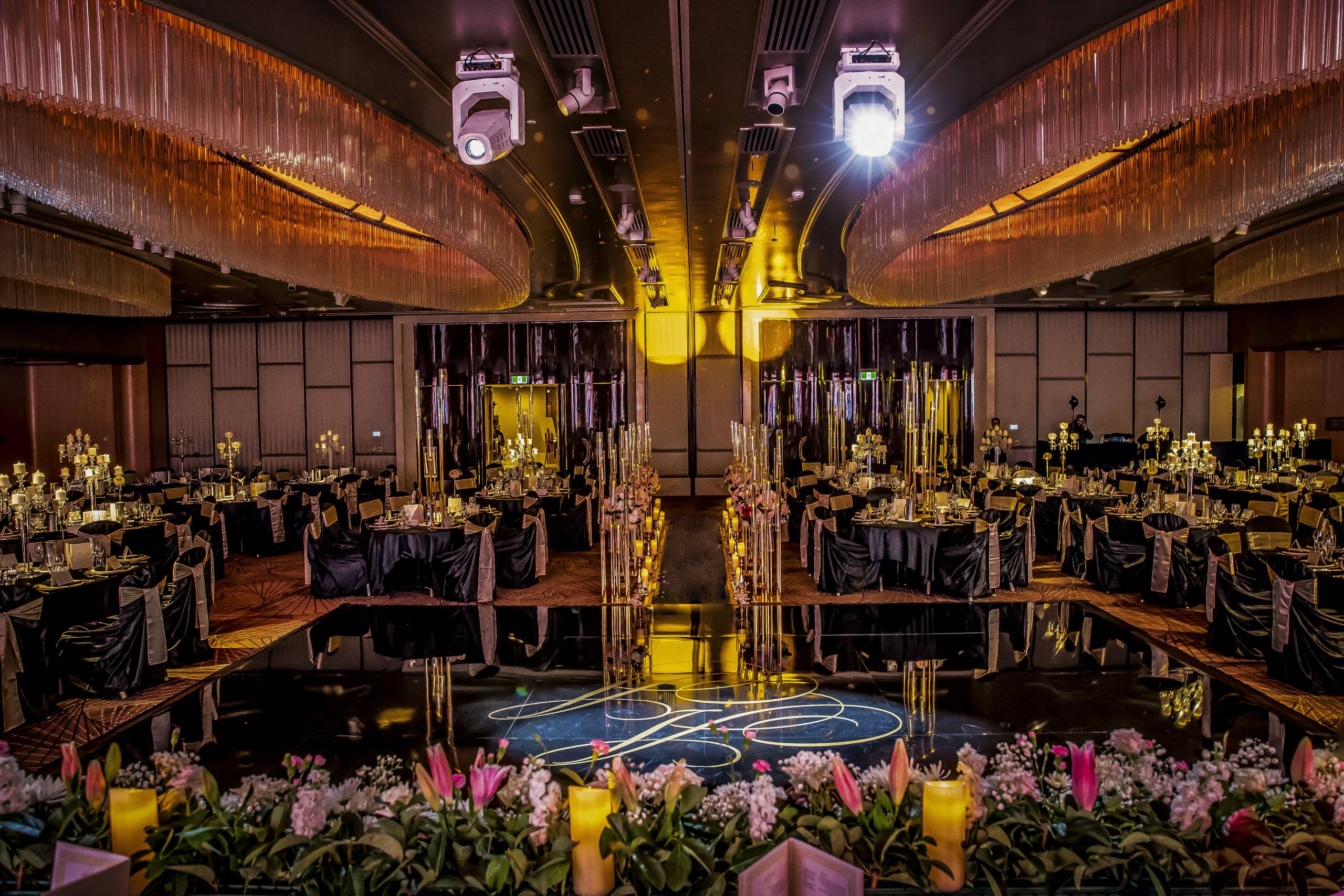 Black Glossy Dance Floor