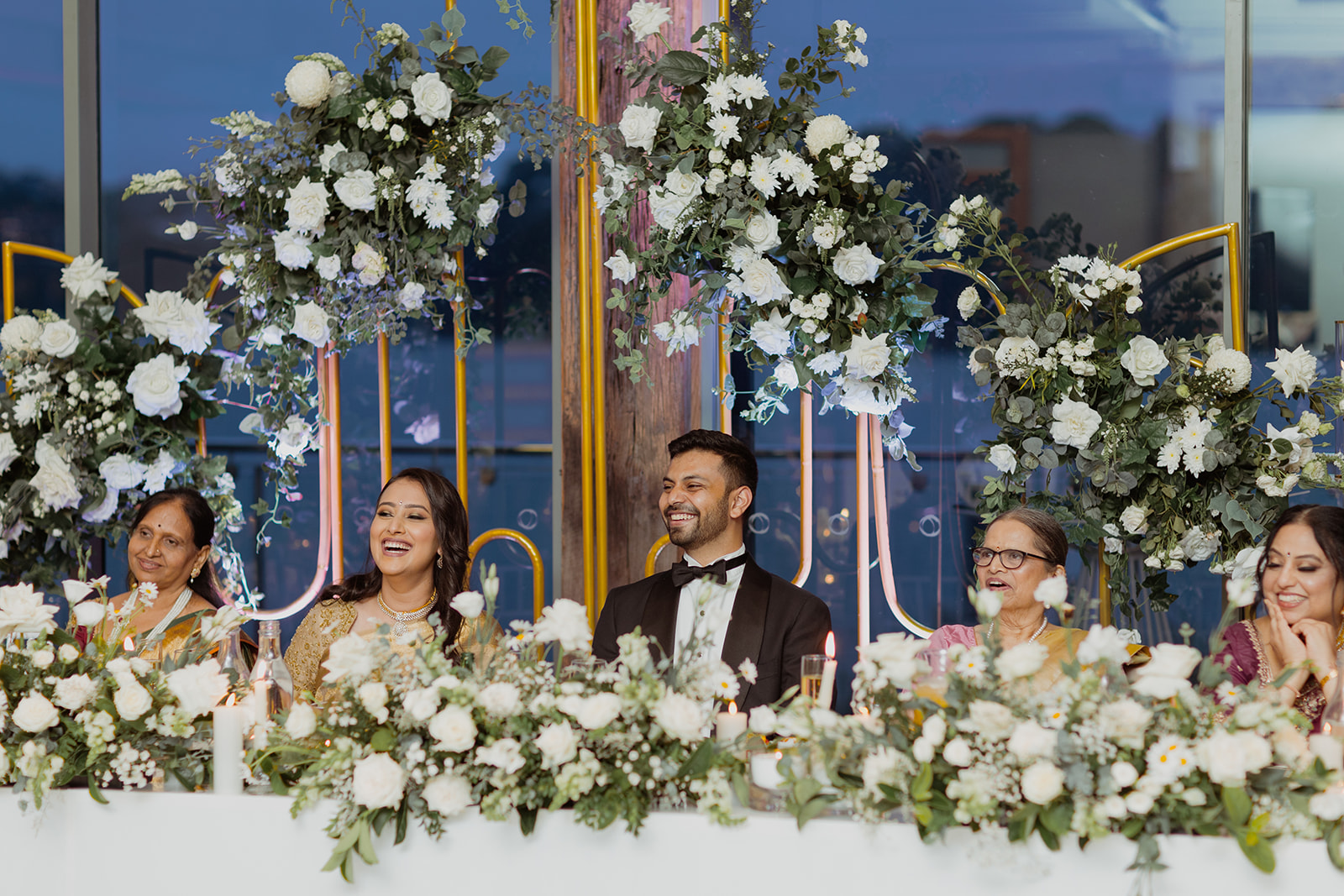 White Glossy Bridal Table - Image 9