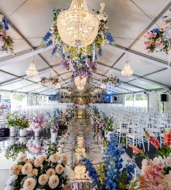Silver Mirror Dance Floor