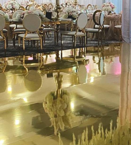 Mirror Gold Dance Floor